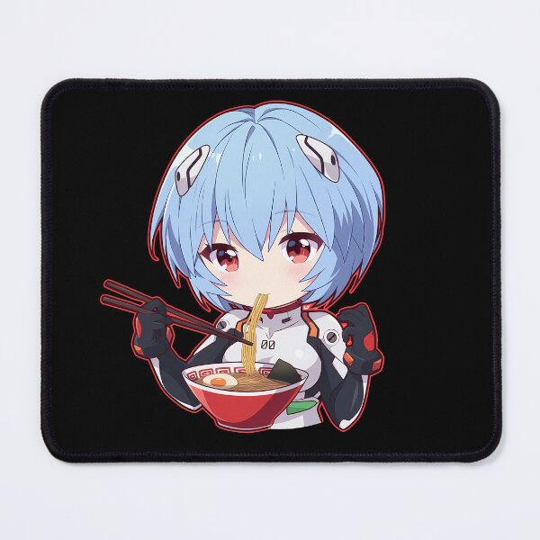 Item preview, Rei Ayanami Neon Genesis Evangelion Kawaii Ramen Calm designed and sold by mildaclairmo.