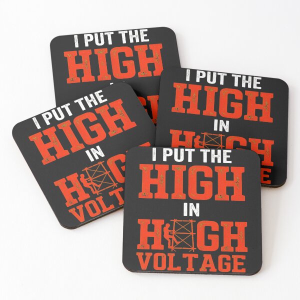 Item preview, I Put The High In High Voltage Worker Graphic designed and sold by cwdwfrkeh.