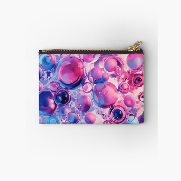 Item preview, Pink & Blue Crystal Bubbles – Dreamy Colorful Abstract Pattern designed and sold by IMuDesigner.
