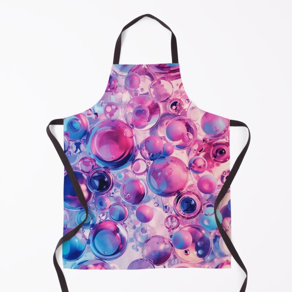 Item preview, Pink & Blue Crystal Bubbles – Dreamy Colorful Abstract Pattern designed and sold by IMuDesigner.