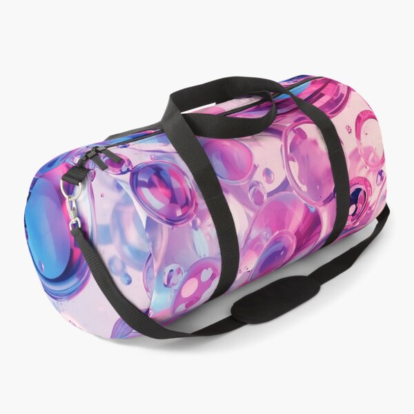 Item preview, Pink & Blue Crystal Bubbles – Dreamy Colorful Abstract Pattern designed and sold by IMuDesigner.