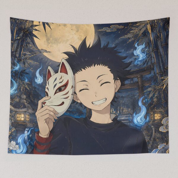 Item preview, Shoya Ishida A Silent Voice Kitsune Spirit Night designed and sold by mildaclairmo.