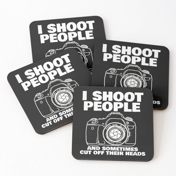 Item preview, I SHOOT PEOPLE Camera Photography Humor designed and sold by cwdwfrkeh.
