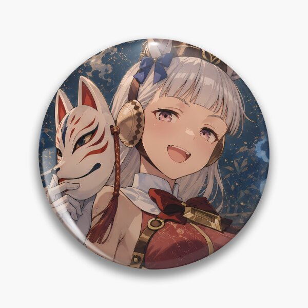 Item preview, Gold Ship Uma Musume Kitsune Moon Blue Flame Mystery designed and sold by mildaclairmo.