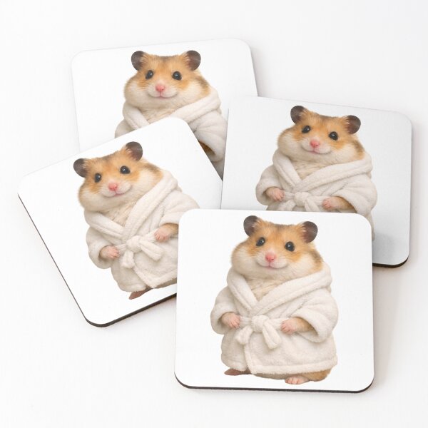 Item preview, Relaxing Bathrobe Syrian Hamster designed and sold by Sillytoe.