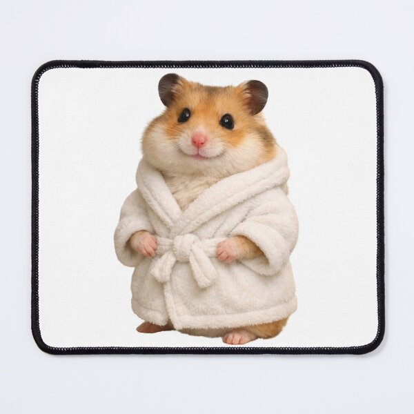 Item preview, Relaxing Bathrobe Syrian Hamster designed and sold by Sillytoe.