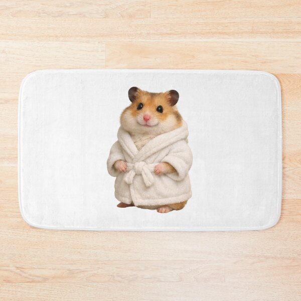 Item preview, Relaxing Bathrobe Syrian Hamster designed and sold by Sillytoe.