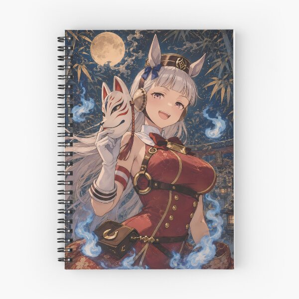 Item preview, Gold Ship Uma Musume Kitsune Moon Blue Flame Mystery designed and sold by mildaclairmo.