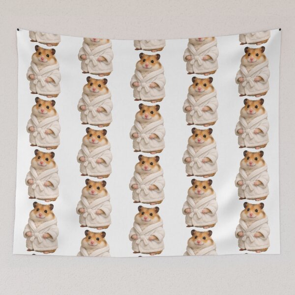Item preview, Relaxing Bathrobe Syrian Hamster designed and sold by Sillytoe.