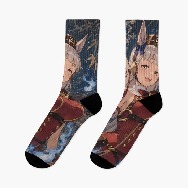 Item preview, Gold Ship Uma Musume Kitsune Moon Blue Flame Mystery designed and sold by mildaclairmo.