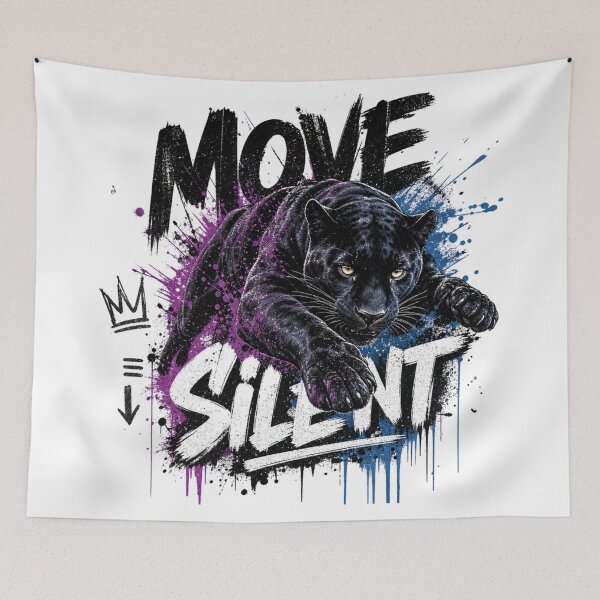 Item preview, Black Panther Graffiti Streetwear Design  designed and sold by freshwear design.