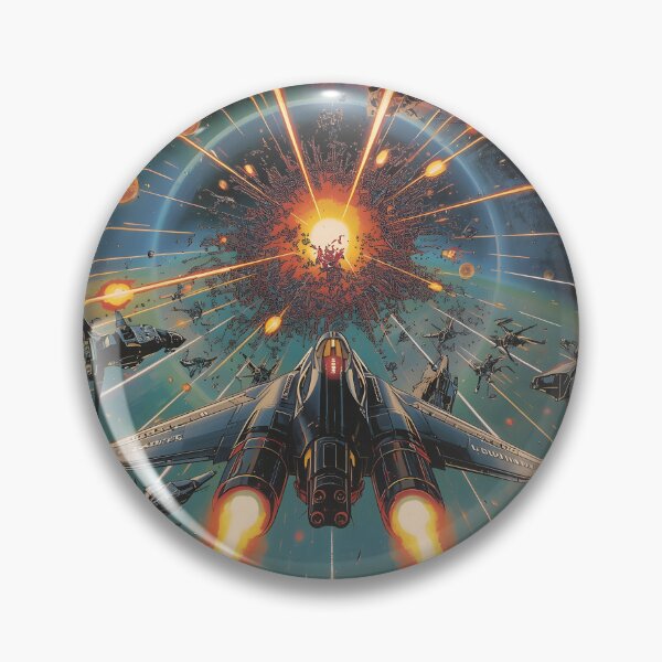 Item preview, Vertical Shmup Arcade Battle Retro Gaming Art designed and sold by ThePixelArchive.
