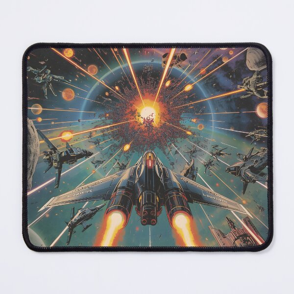 Item preview, Vertical Shmup Arcade Battle Retro Gaming Art designed and sold by ThePixelArchive.