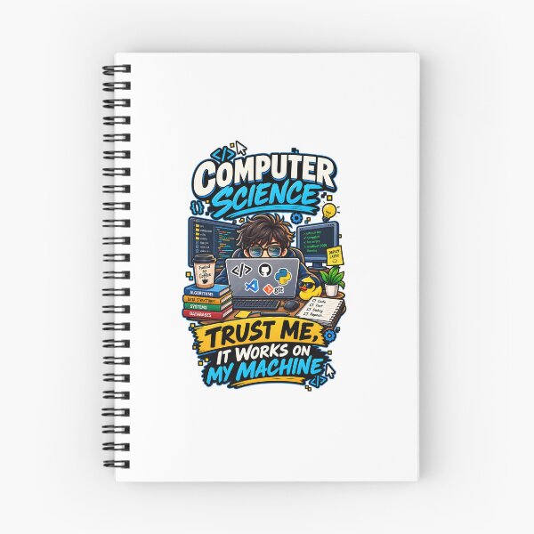 Item preview, Computer Science Trust Me It Works on My Machine – Funny Programmer designed and sold by RJACreative.