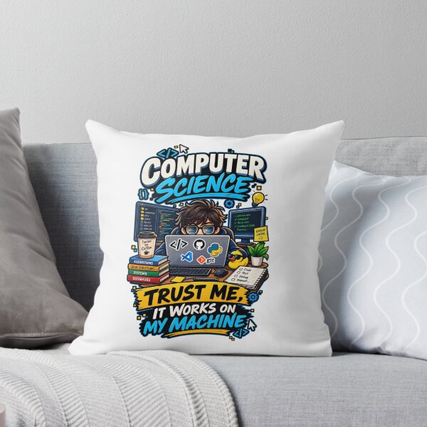 Item preview, Computer Science Trust Me It Works on My Machine – Funny Programmer designed and sold by RJACreative.