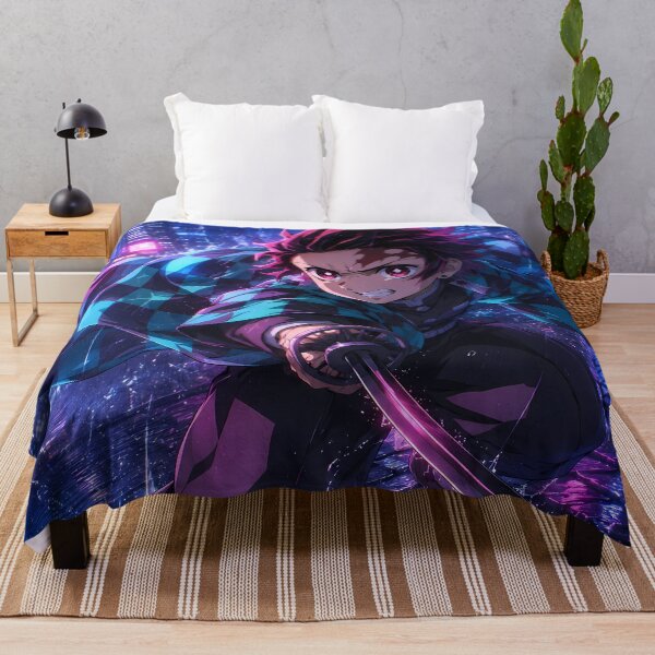 Item preview, Tanjiro Kamado Demon Slayer Neon Rain Sprint designed and sold by BrianRayan.