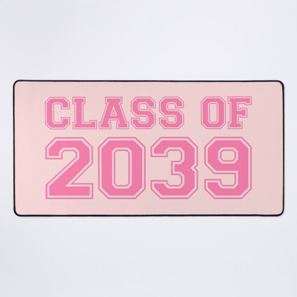 Item preview, Class of 2039 Future Graduate Pink Varsity Design designed and sold by ArtofDari.