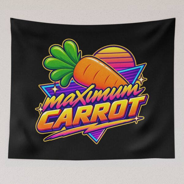Item preview, Maximum Carrot - Retro Carrot designed and sold by UNK-Fatigues.