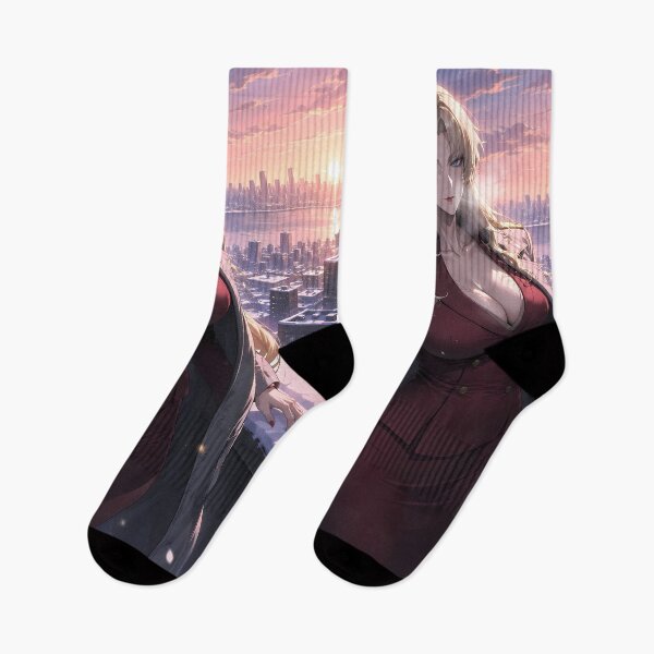 Item preview, Balalaika Black Lagoon Snowy City Sunset designed and sold by BrianRayan.