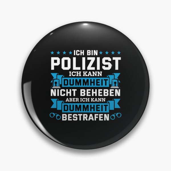 Item preview, Ich bin Polizist German Police Humor Statement designed and sold by buqrpzqhr.