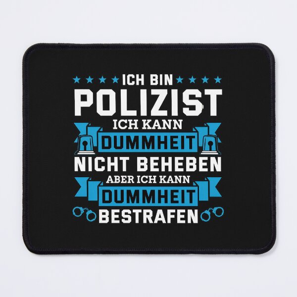 Item preview, Ich bin Polizist German Police Humor Statement designed and sold by buqrpzqhr.
