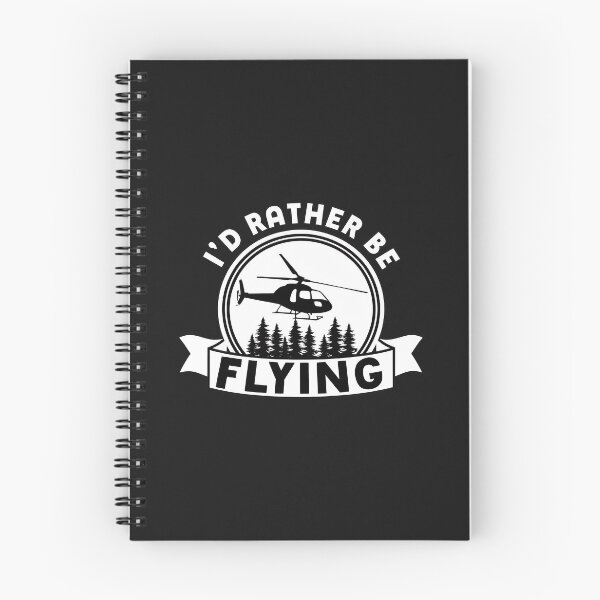 Item preview, I'd Rather Be Flying Helicopter Pine Trees Retro Emblem designed and sold by cwdwfrkeh.