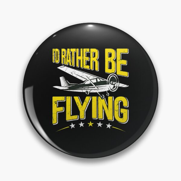 Item preview, I'd Rather Be Flying Retro Propeller Plane Aviation designed and sold by buqrpzqhr.