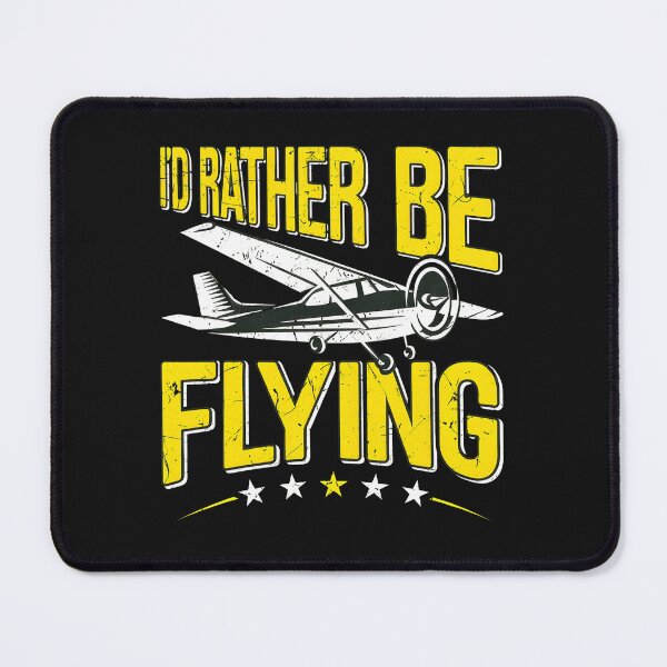 Item preview, I'd Rather Be Flying Retro Propeller Plane Aviation designed and sold by buqrpzqhr.