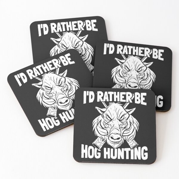 Item preview, I'd Rather Be Hog Hunting Boar Graphic designed and sold by cwdwfrkeh.