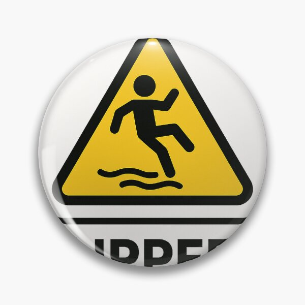 Item preview, Slippery When Wet Caution Sign Sticker designed and sold by Logan Marcia.