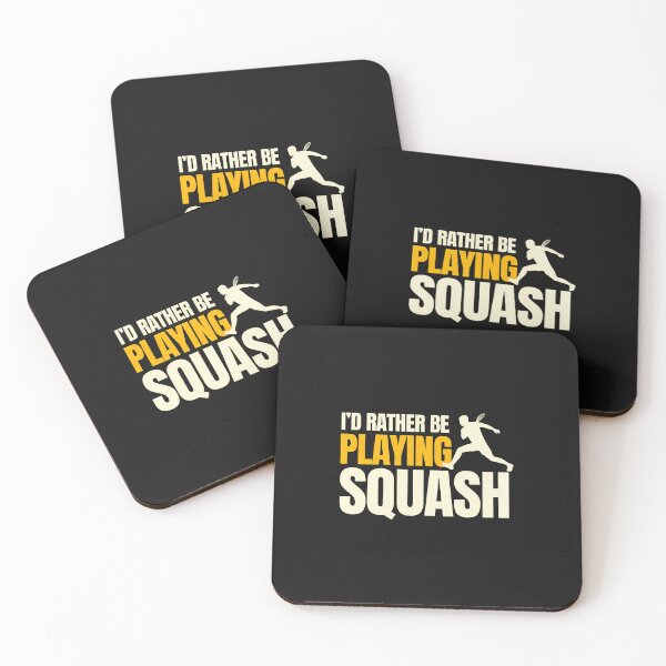 Item preview, I'd Rather Be Playing Squash Silhouette designed and sold by buqrpzqhr.