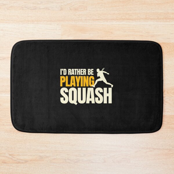 Item preview, I'd Rather Be Playing Squash Silhouette designed and sold by buqrpzqhr.