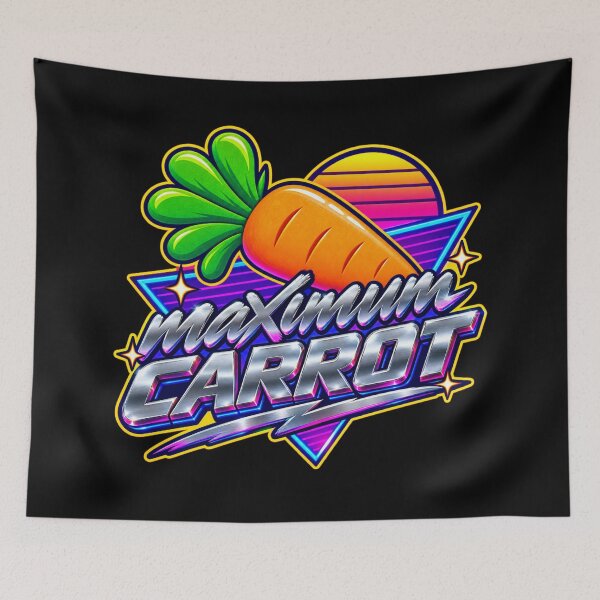 Item preview, Maximum Carrot - Retro Carrot designed and sold by UNK-Fatigues.