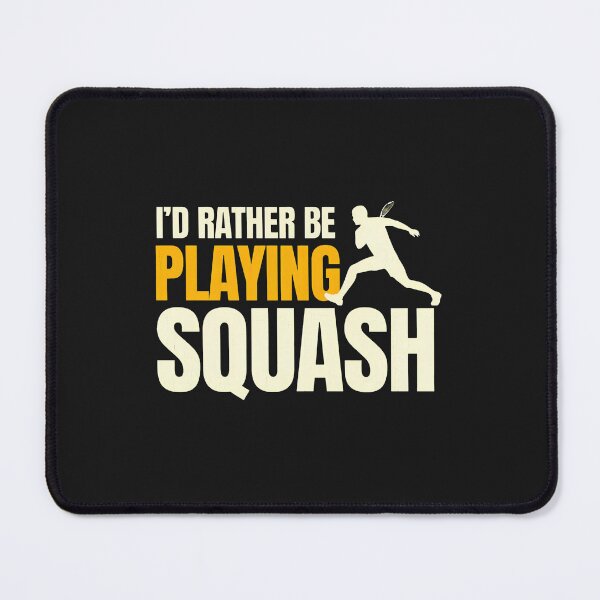 Item preview, I'd Rather Be Playing Squash Silhouette designed and sold by cwdwfrkeh.