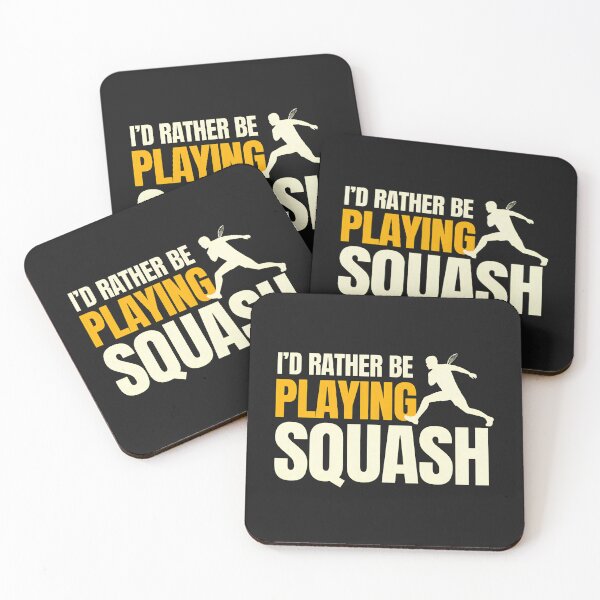 Item preview, I'd Rather Be Playing Squash Silhouette designed and sold by cwdwfrkeh.