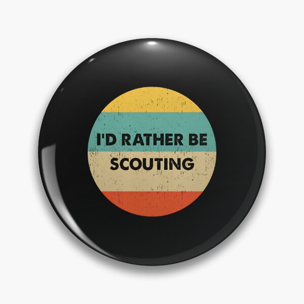 Item preview, I'd Rather Be Scouting Vintage Retro Circle Design designed and sold by buqrpzqhr.