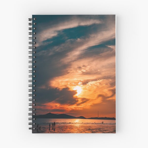 Item preview, Golden Sunset Burst Over Tidal Beach designed and sold by Nightwindow.