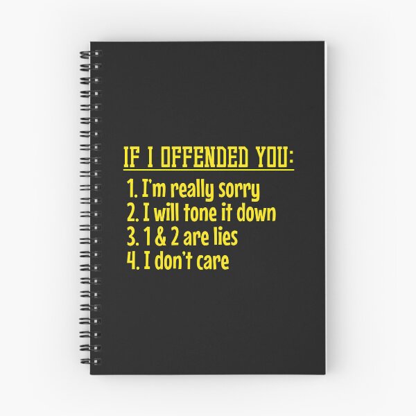 Item preview, If I Offended You List Funny Sarcastic Humor designed and sold by cwdwfrkeh.