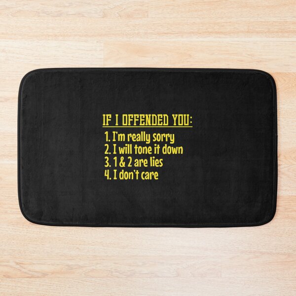 Item preview, If I Offended You List Funny Sarcastic Humor designed and sold by cwdwfrkeh.