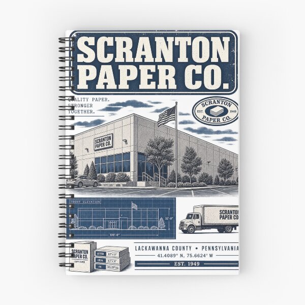 Item preview, Scranton Pennsylvania Minimalist Office Architecture designed and sold by NzrProcreate.