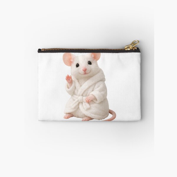 Item preview, Relaxing Bathrobe White Fancy Mouse designed and sold by Sillytoe.