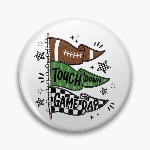 Item preview, Retro Football Touchdown Game Day designed and sold by hannartbaker.