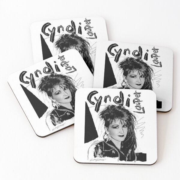 Item preview, CYNDI 80s retro style white background designed and sold by DiscoDiscoMx.