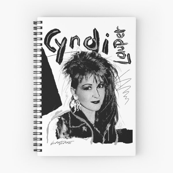 Item preview, CYNDI 80s retro style white background designed and sold by DiscoDiscoMx.