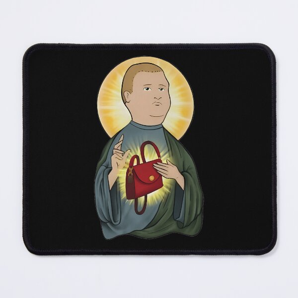 Item preview, Animated Boy Character Holding Red Purse With Glowing Halo designed and sold by RashadsMarket.