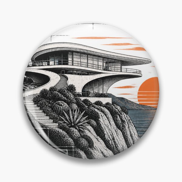 Item preview, Malibu California Mid Century Modern Architecture designed and sold by NzrProcreate.