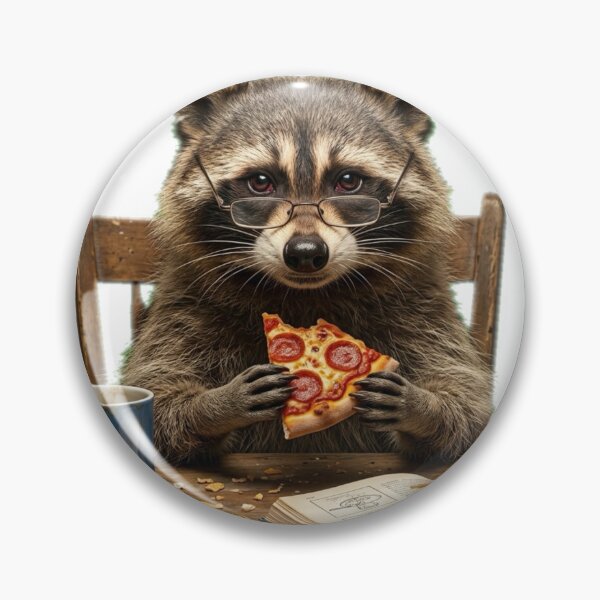 Item preview, Midnight Pizza Raccoon designed and sold by M1-brand.