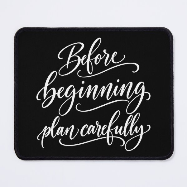 Item preview, Careful Beginnings designed and sold by Quote Gallery.