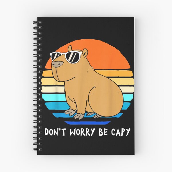 Item preview, Dont Worry Be Happy Capybara Funny designed and sold by Foxintheloart.