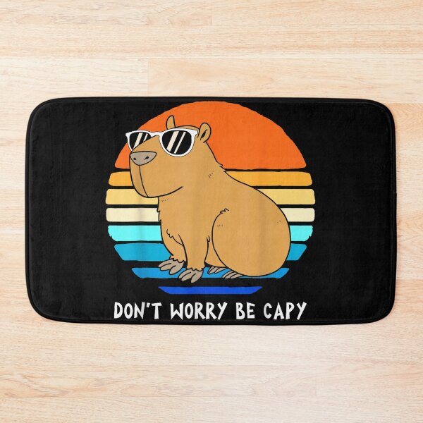 Item preview, Dont Worry Be Happy Capybara Funny designed and sold by Foxintheloart.